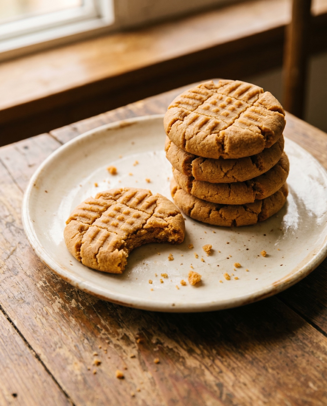 Peanut Butter Cookies, freshly made